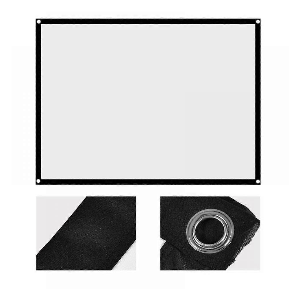 Orchip Outdoor 120" Projector Screen with Carrying Bag, White