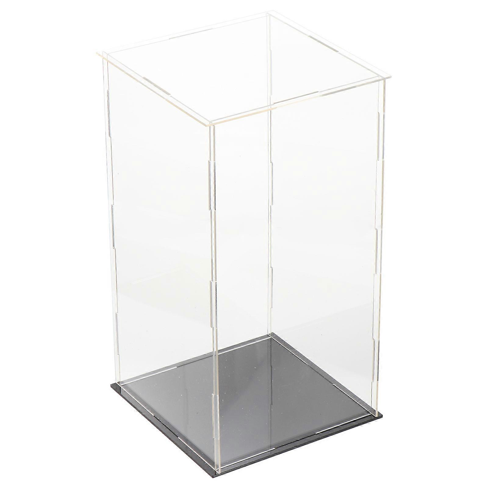 Display Cabinet For Figures Clear Tabletop Display Case For Collectors Practical Design 1Pcs