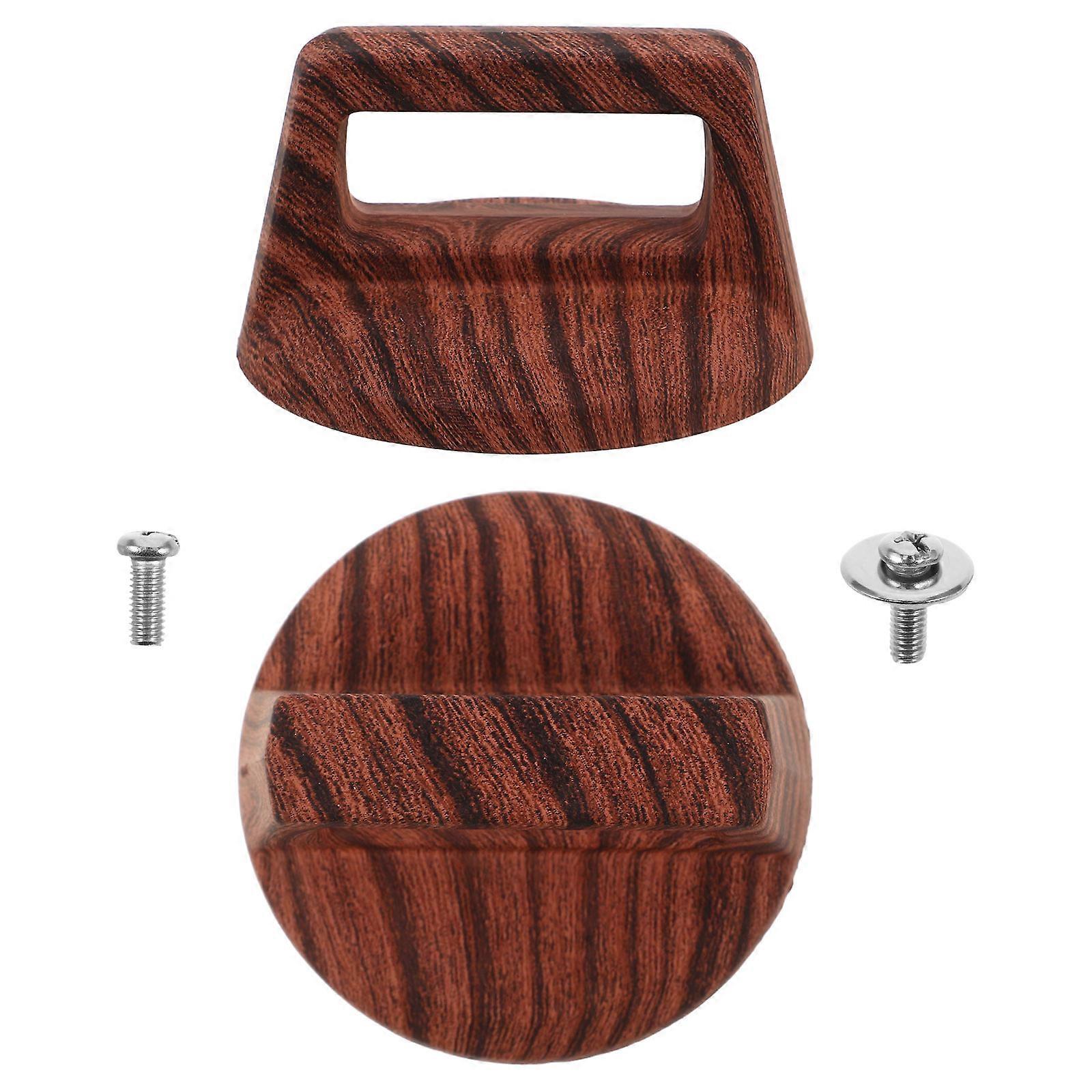 Dark Brown Pot Lid Knob for Universal Replacement Handle 2Pcs Bakelite Material