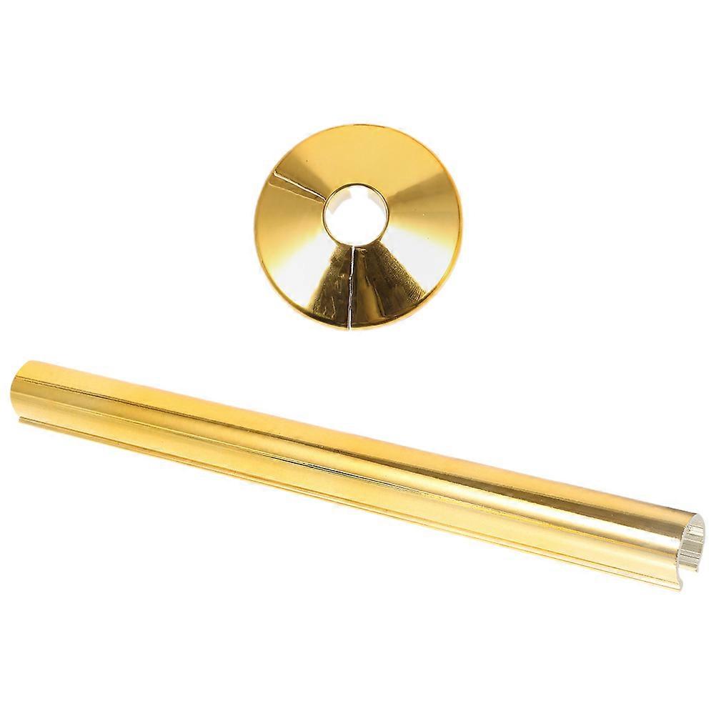 Round Cover Plates Pipe Covers Decorative Kitchen Heat Dissipation 1 Set