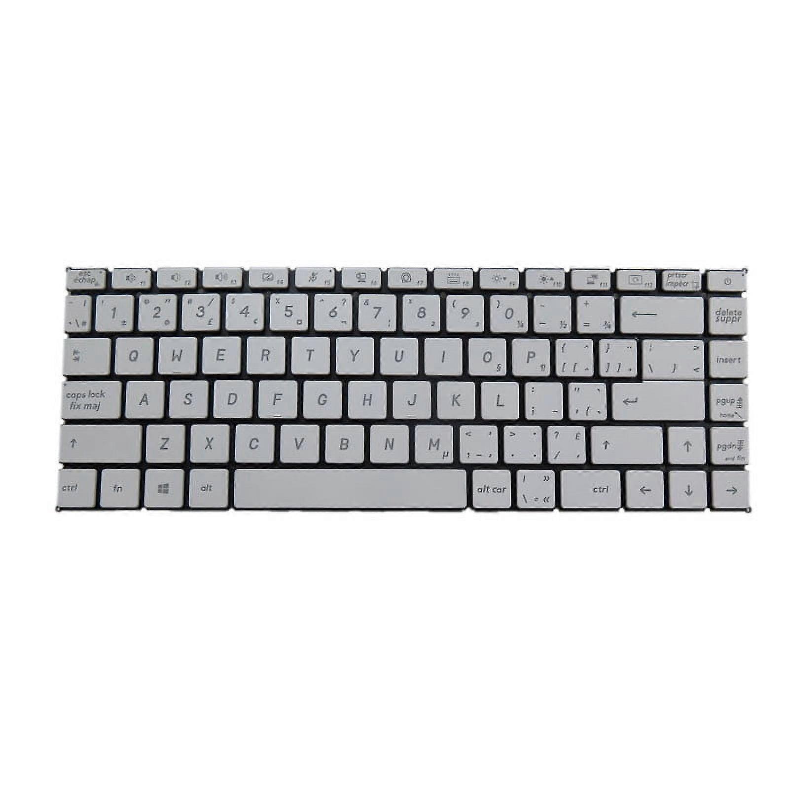 Laptop Backlit Keyboard For MSI Modern 15-A10 Modern 15 A10M A10RAS A10RBS MS-1551 Canada CA White No Frame