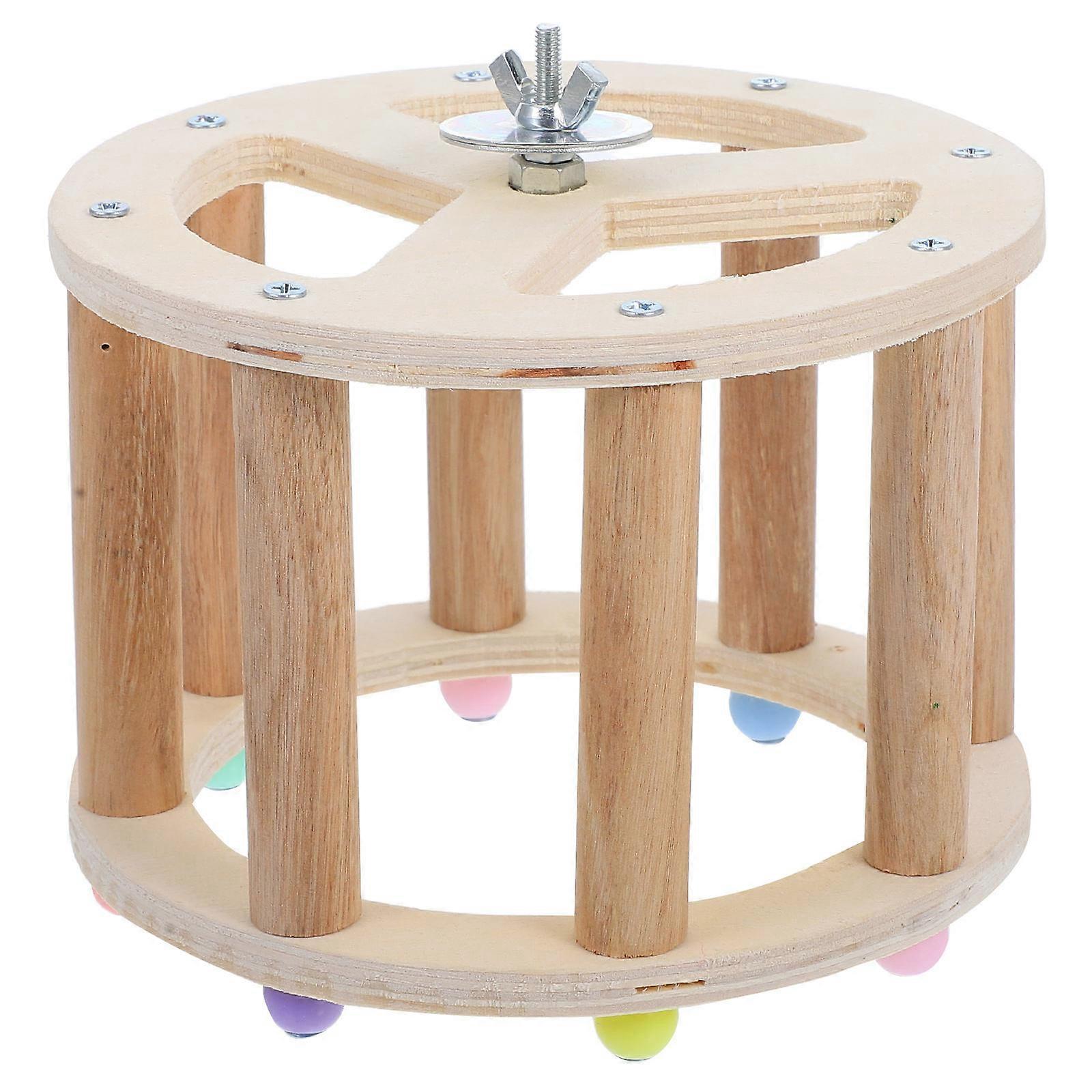 Bird Rotating Toy for Parrot Exercise Small Size Wheel Toy