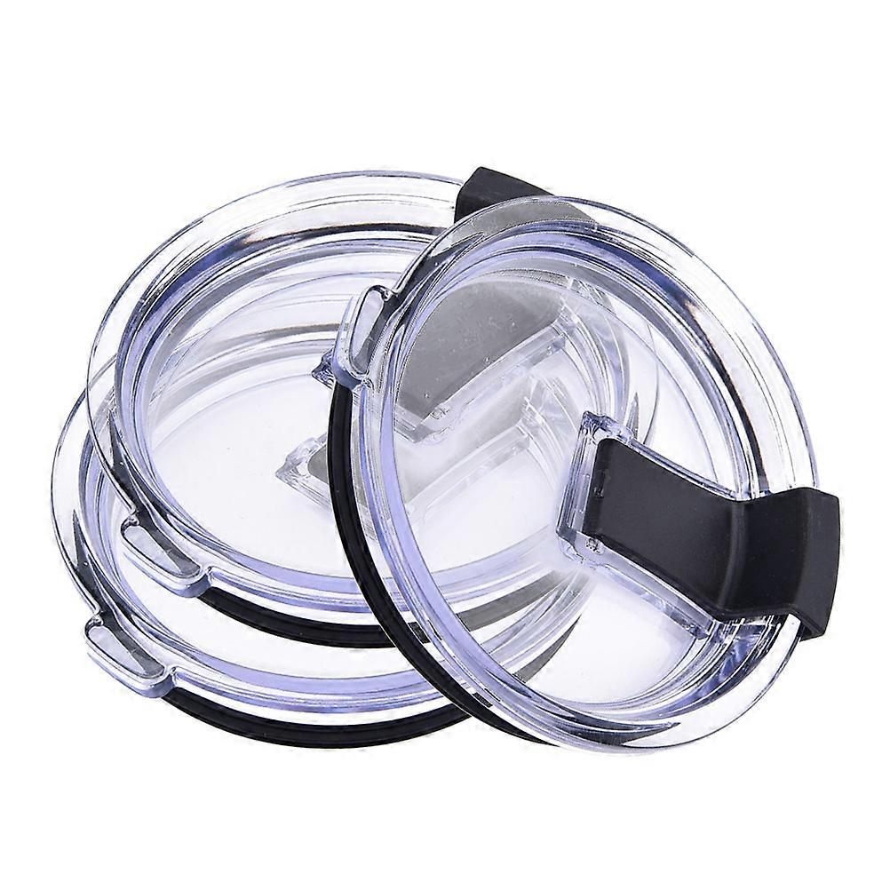 Clear Tumbler Drink Lids Leak Proof Function 3Pcs Replacement
