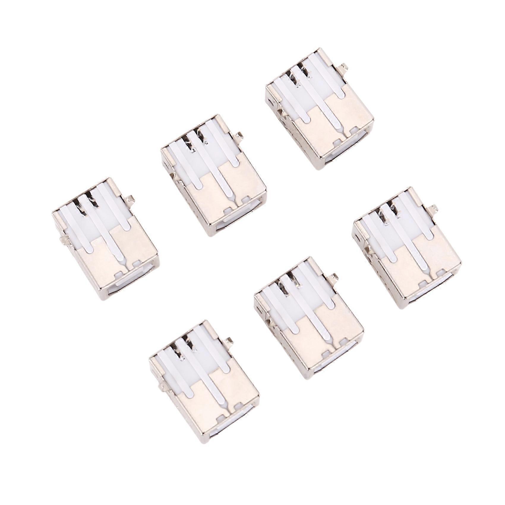 Lot of 6pcs Replacement USB Connector socket Type B Female Right Angle