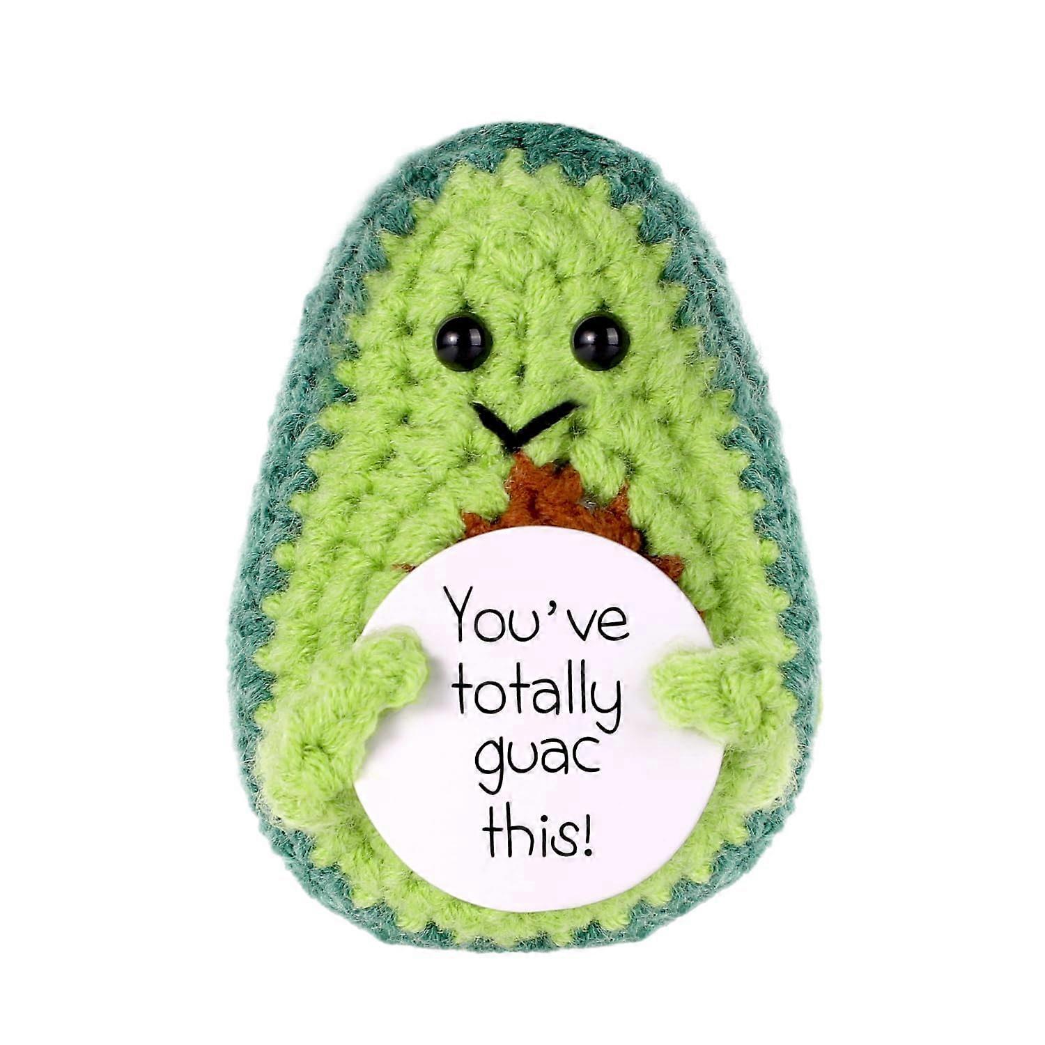 Knitted Potato Doll Plush Toy with Intricate Design, Cute Desk Décor and Unique Gift for All