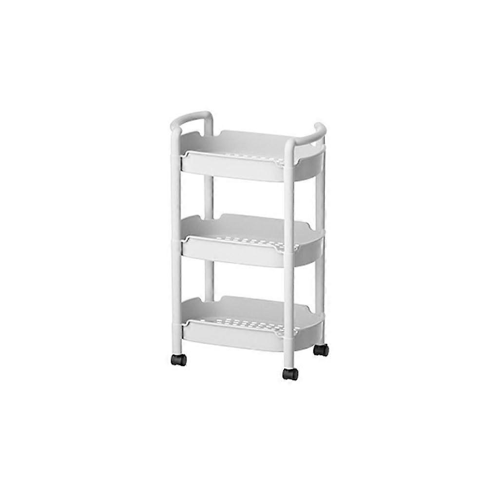 Kitchen Storage Rack MultiLayer FloorStanding Organizer for Kitchen Bathroom Bedroom Size B