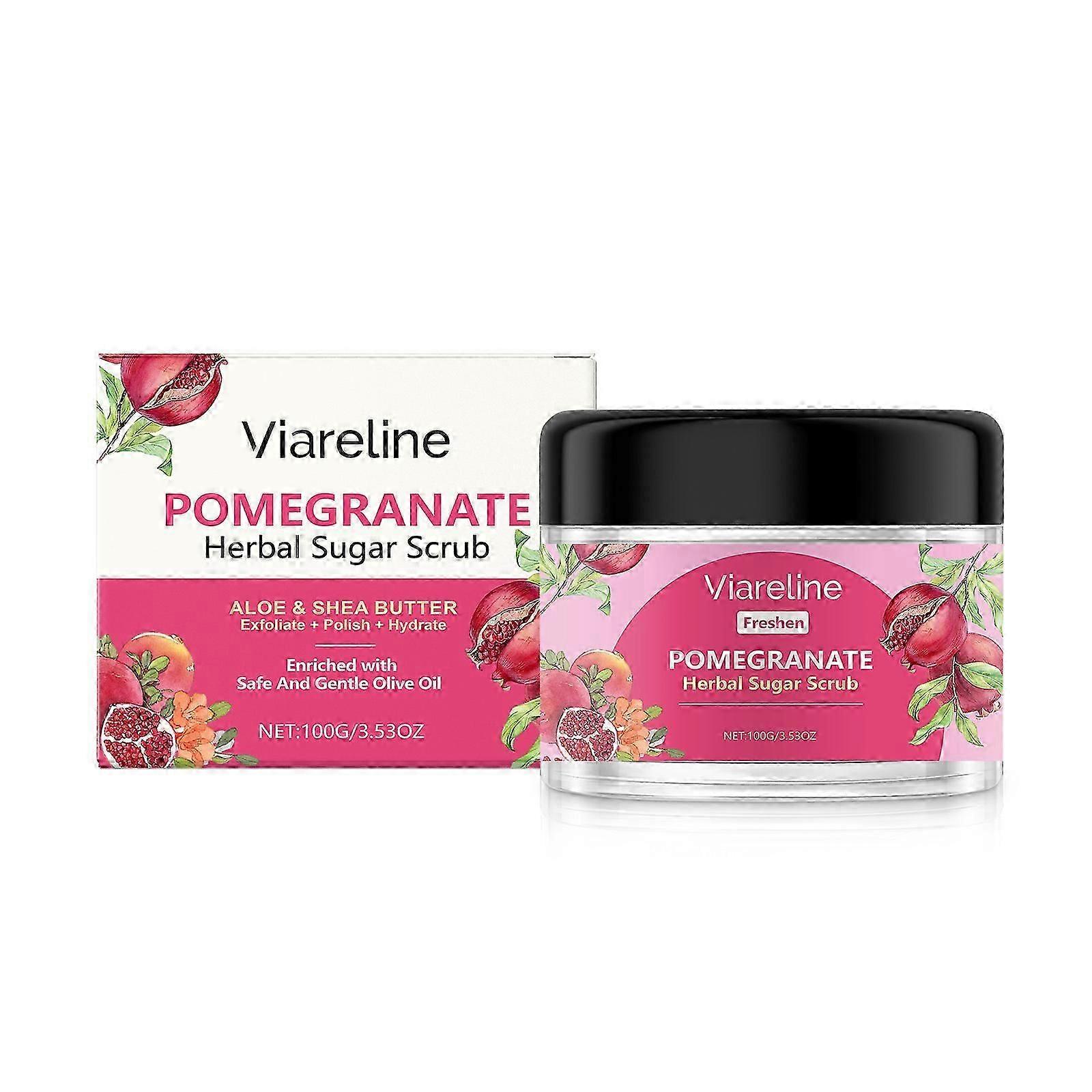 Hydrating Pomegranate Body Scrub - Deep Exfoliation & Moisturizing for Smooth, Soft Skin