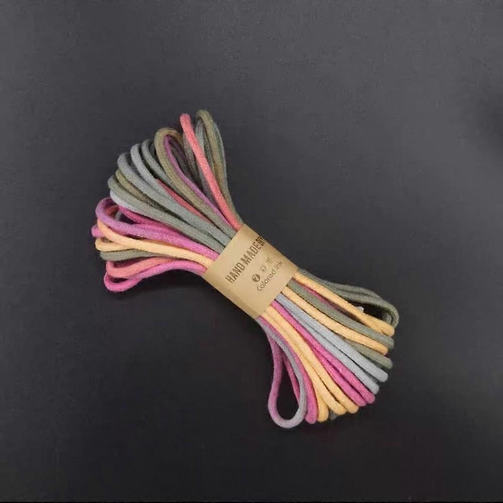 Cotton Gradient Colorful Rope 3mm Thickness DIY Bracelet String  Bracelet Making