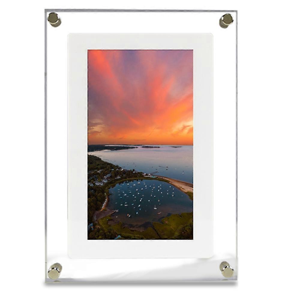 5-inch LCD Display Acrylic Video Picture Frames Horizontal Vertical Digital Photo Frame for Home,Off