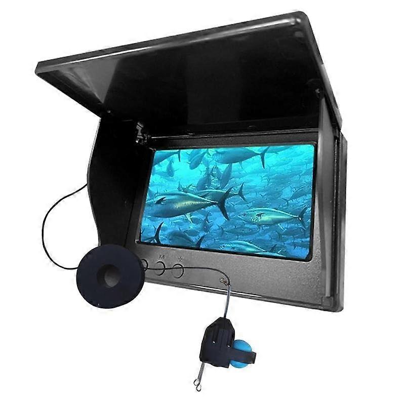 Underwater Fishing Camera and Fish Finder with 4.3' LED Screen, Waterproof 15m Depth for Boat and Ice Fishing