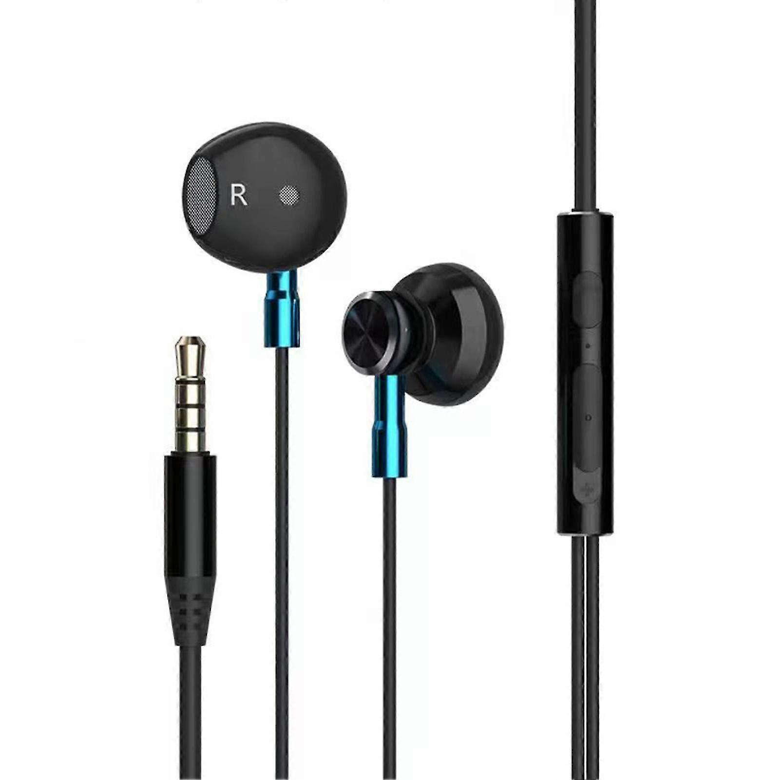 Wired Headphone Noise Reduction Hifi Sound Volume Adjustable 3.5mm Plug Type-c Interface Ergonomic In-ear Earphone With Microphone