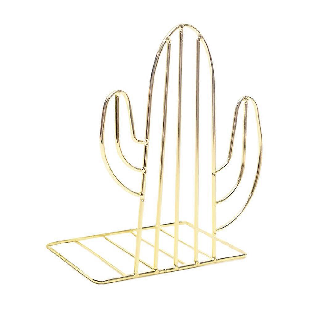 Book Stands Cactus Design Simple Bookend For Bedroom Documents Support 18x9cm 1 Pair