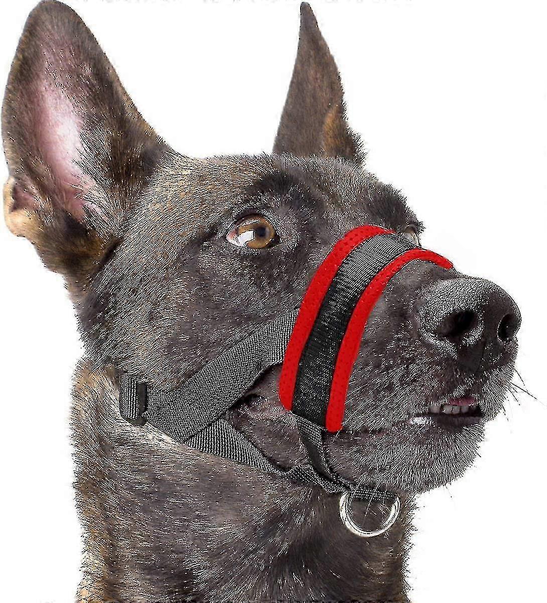 Dog Muzzle Nylon Soft Padding, Adjable Loop 25-26