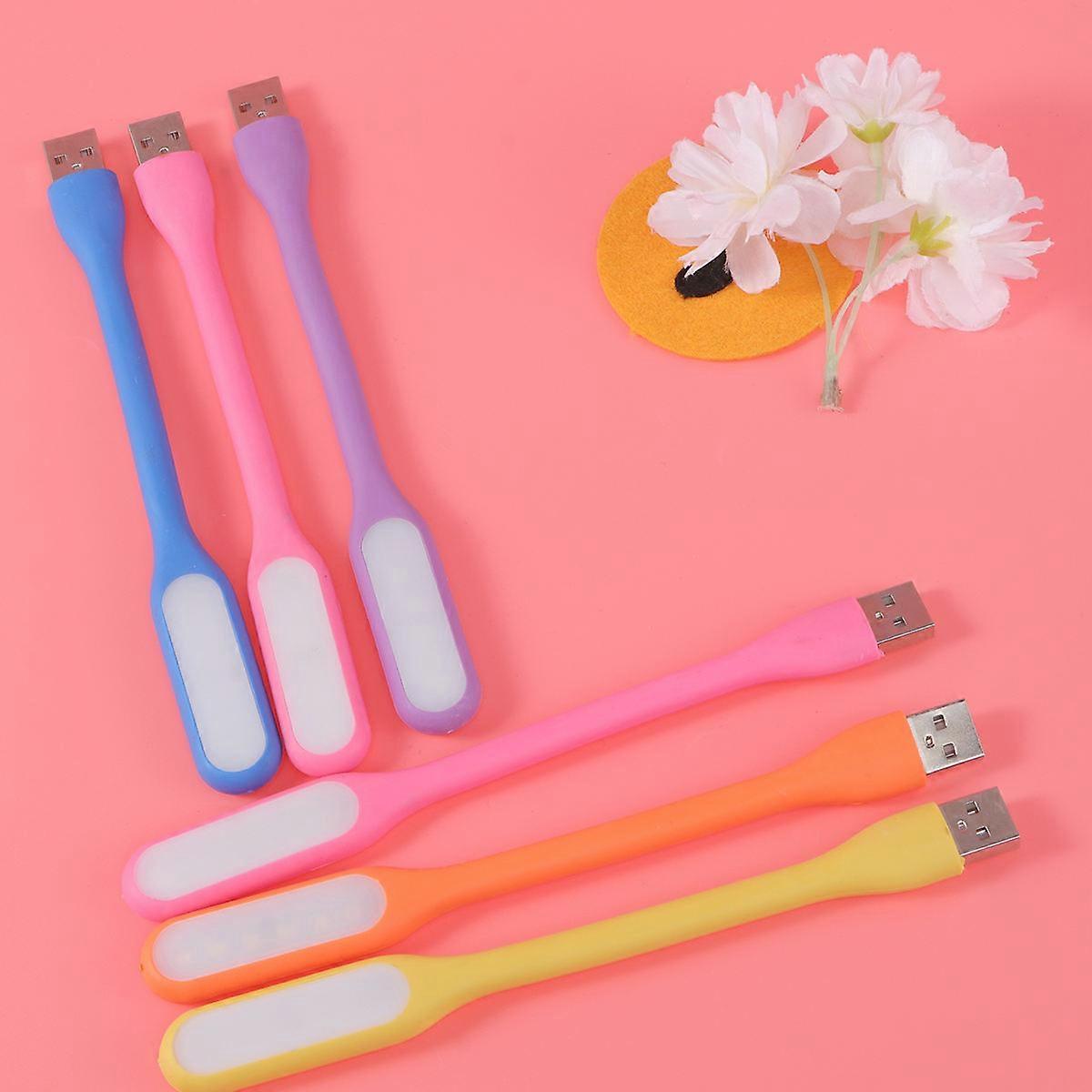 USB Small Night Light Flexible Lamp for Lighting 8Pcs