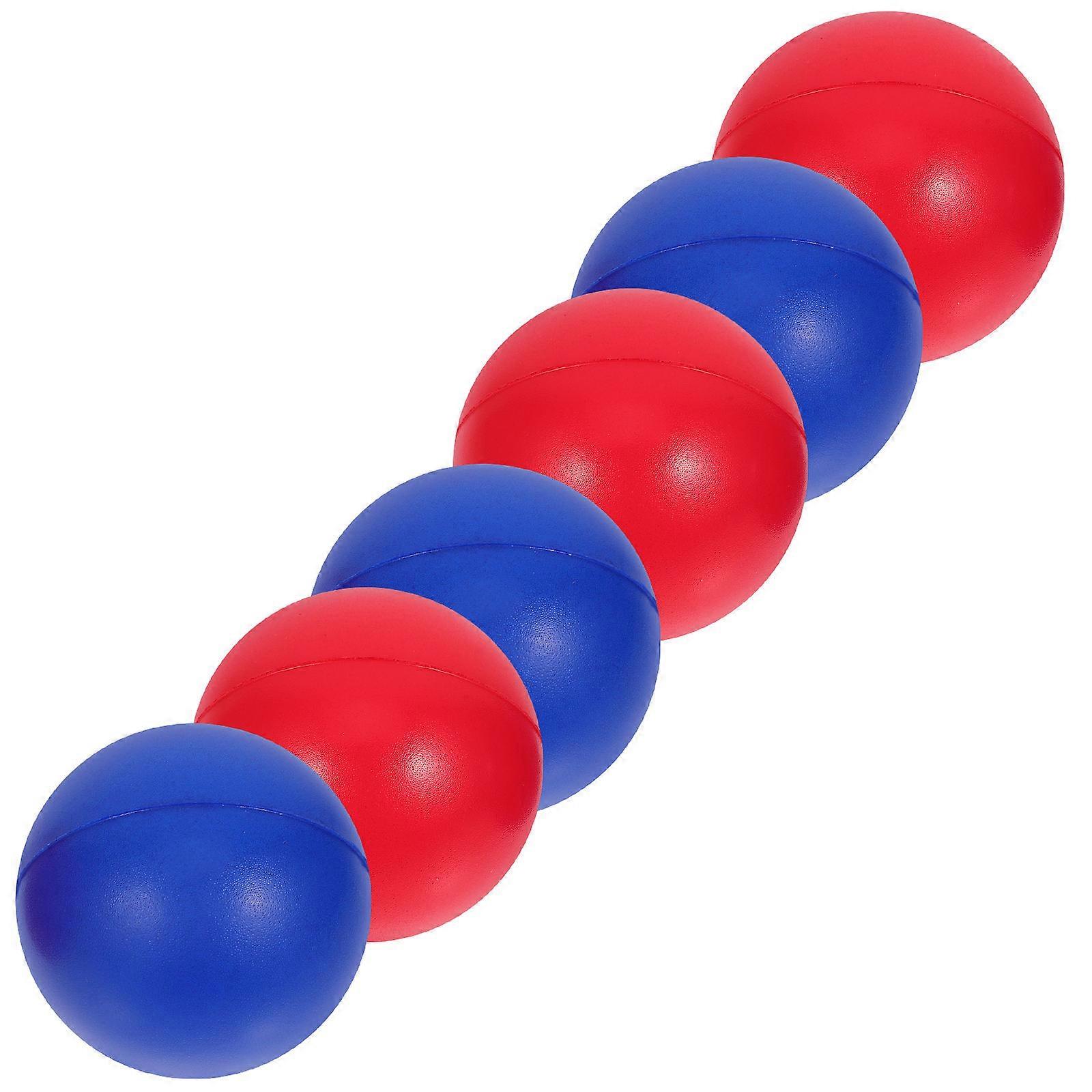 PU Beach Paddle Ball Replacement for Training Usage 6Pcs Set