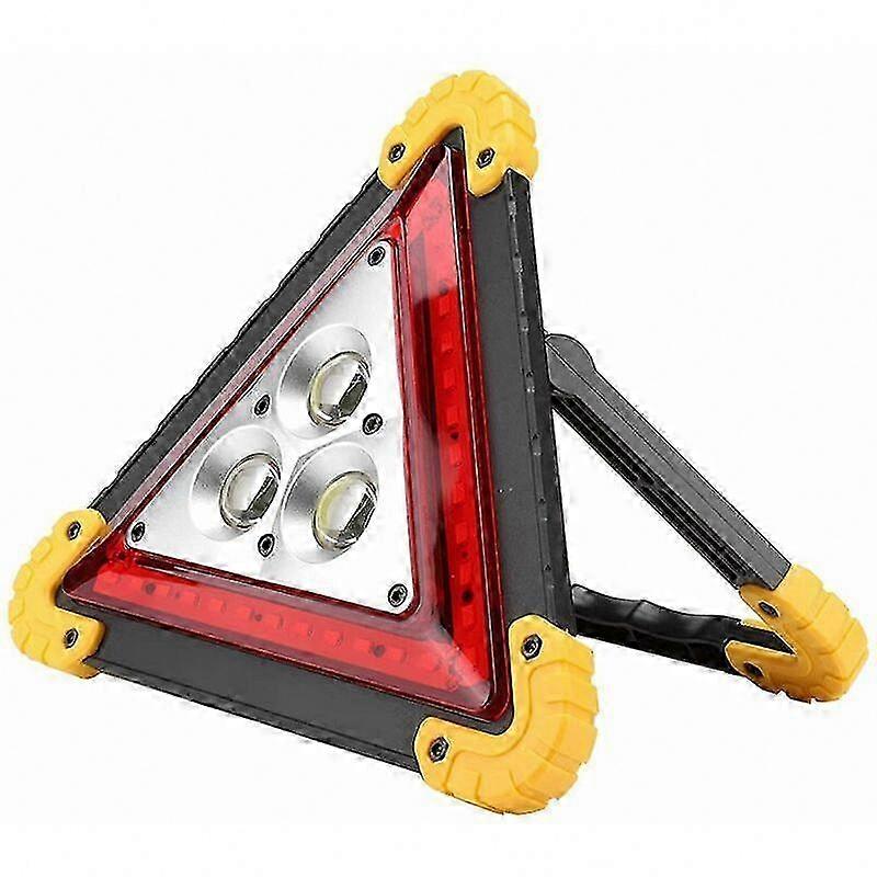 LED Safety Triangles for Vehicles, Multi-Function Emergency Warning Sign with Portable Design