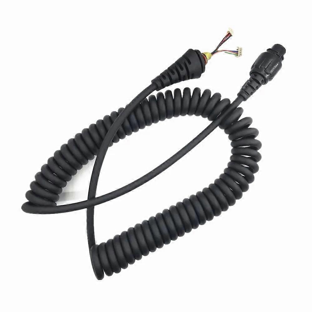 Walkie Talkie Mic Spare Cable, 10-pin Aviation Connector For Sm25a1 Speaker,