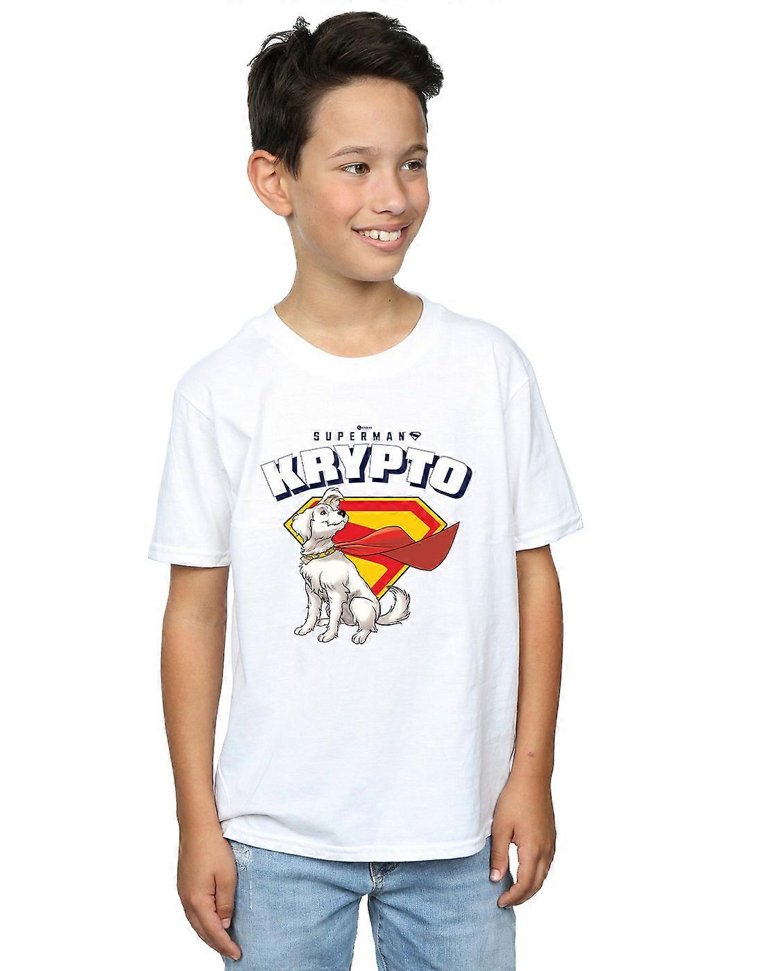 Maglietta fluida Superman Boys Krypto Cape