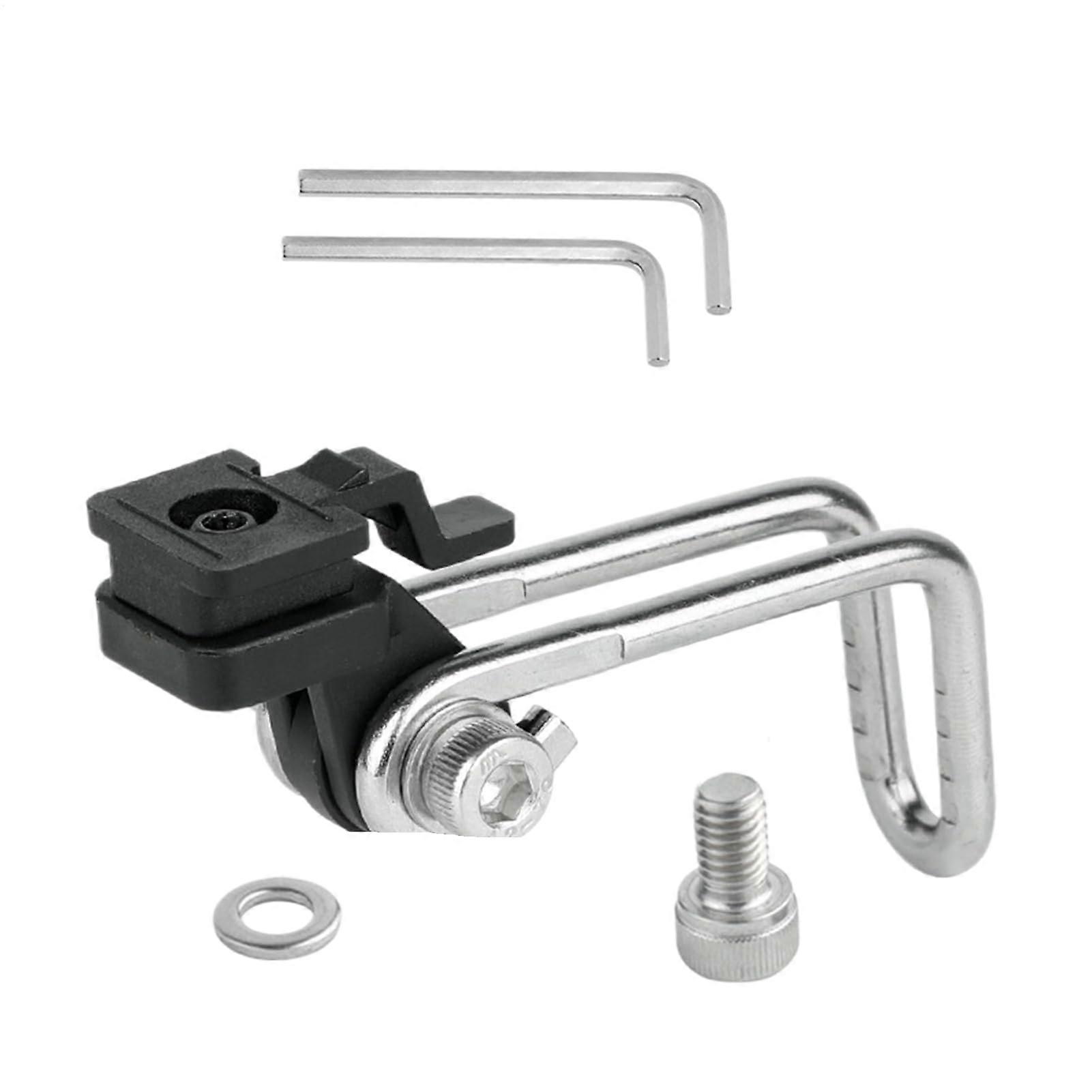 Adjustable Bike Light Mount Front Fork Bracket for Road and Mountain Bikes Durable ABS Steel