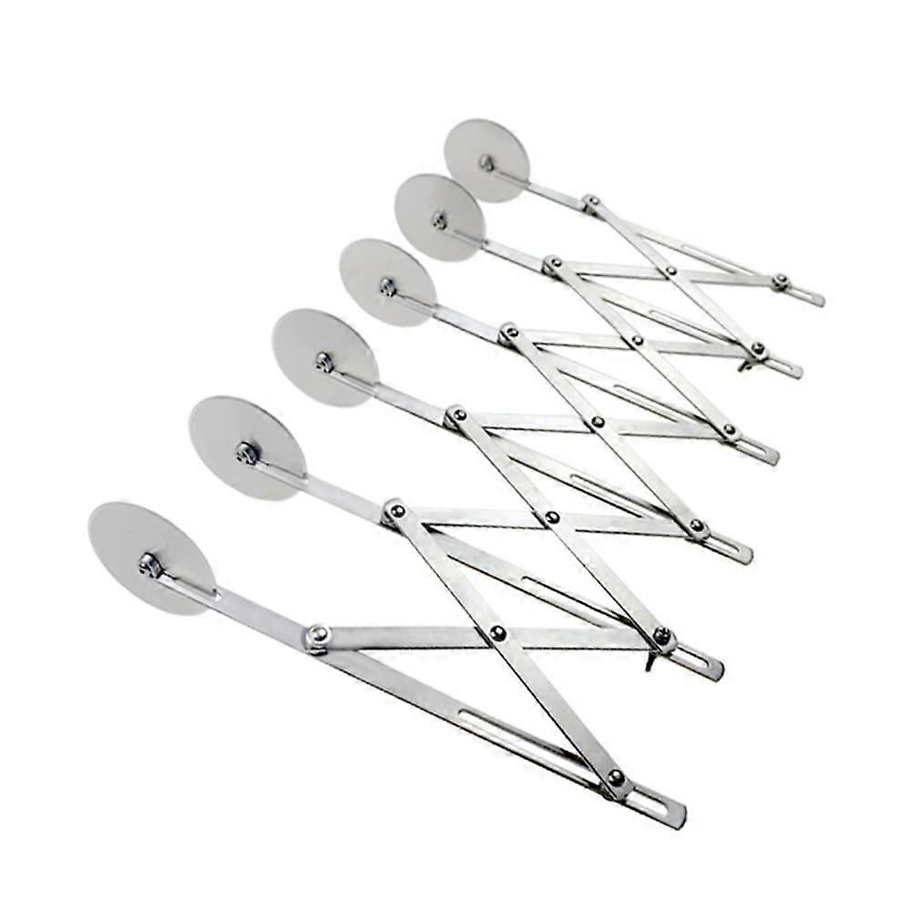 Pizza Cutter with Adjustable Width, Super Sharp Stainless Steel Blade, NonSlip Handle, Dishwasher Safe