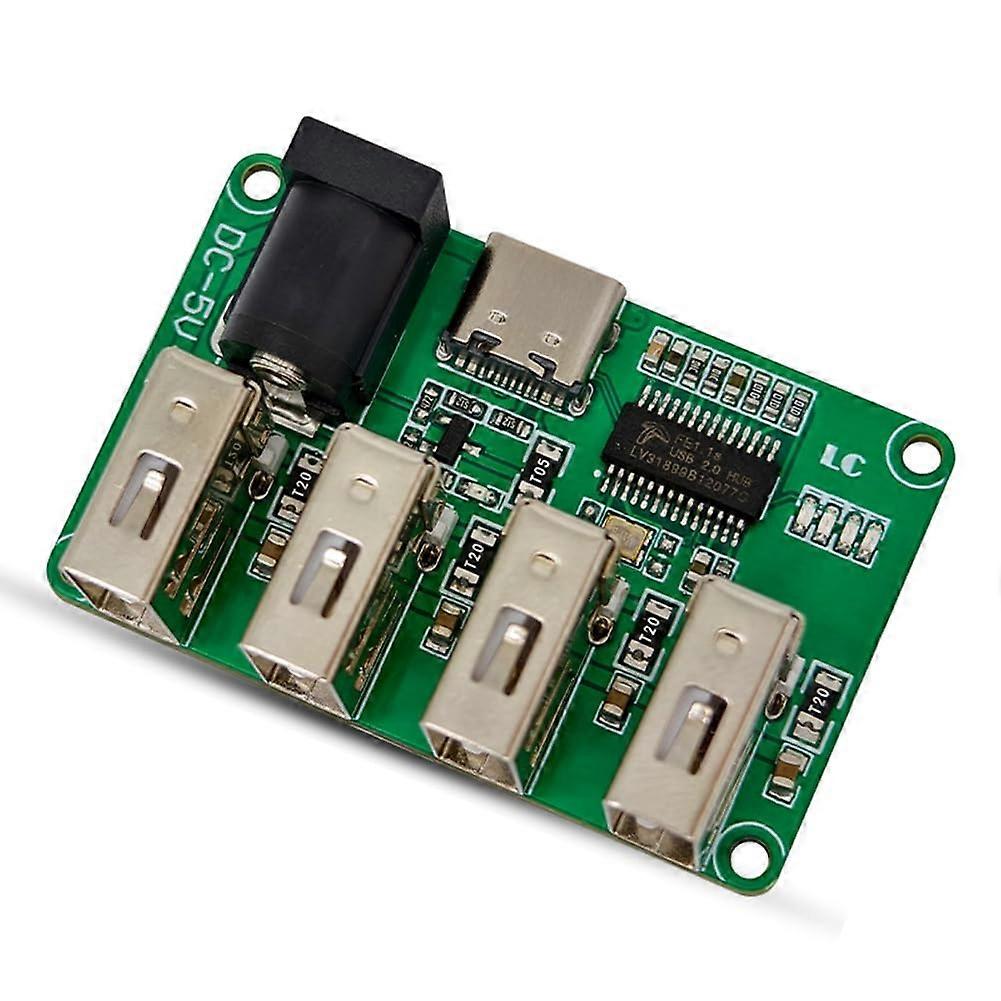 USB 2.0 4Port Hub Module with 480Mbps TypeC Power Input for Keyboard and Mouse