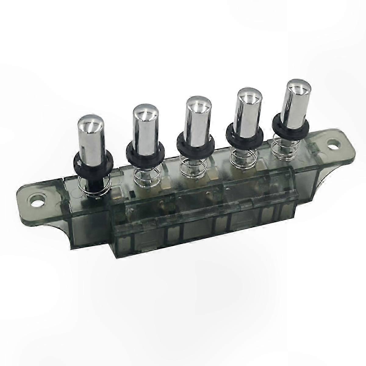 5-Button Control Panel for Range Hood, AC 250V 4A Keyboard Switch with Durable Design for Easy Operation