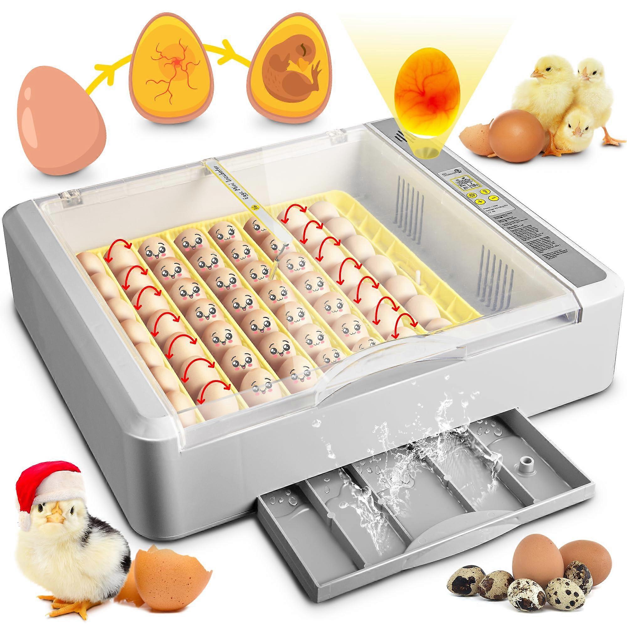3660 Automatic Egg Incubator with Humidity Control, LCD Display and Egg Turning for Chicken Duck Quail
