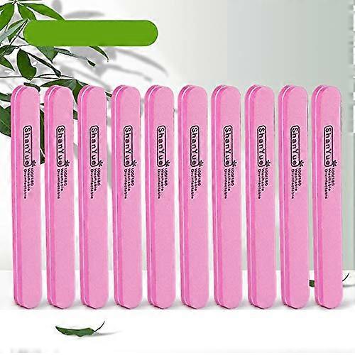 Pink Nail Buffer Block Set 10pcs for Gel Polish Manicure Pedicure