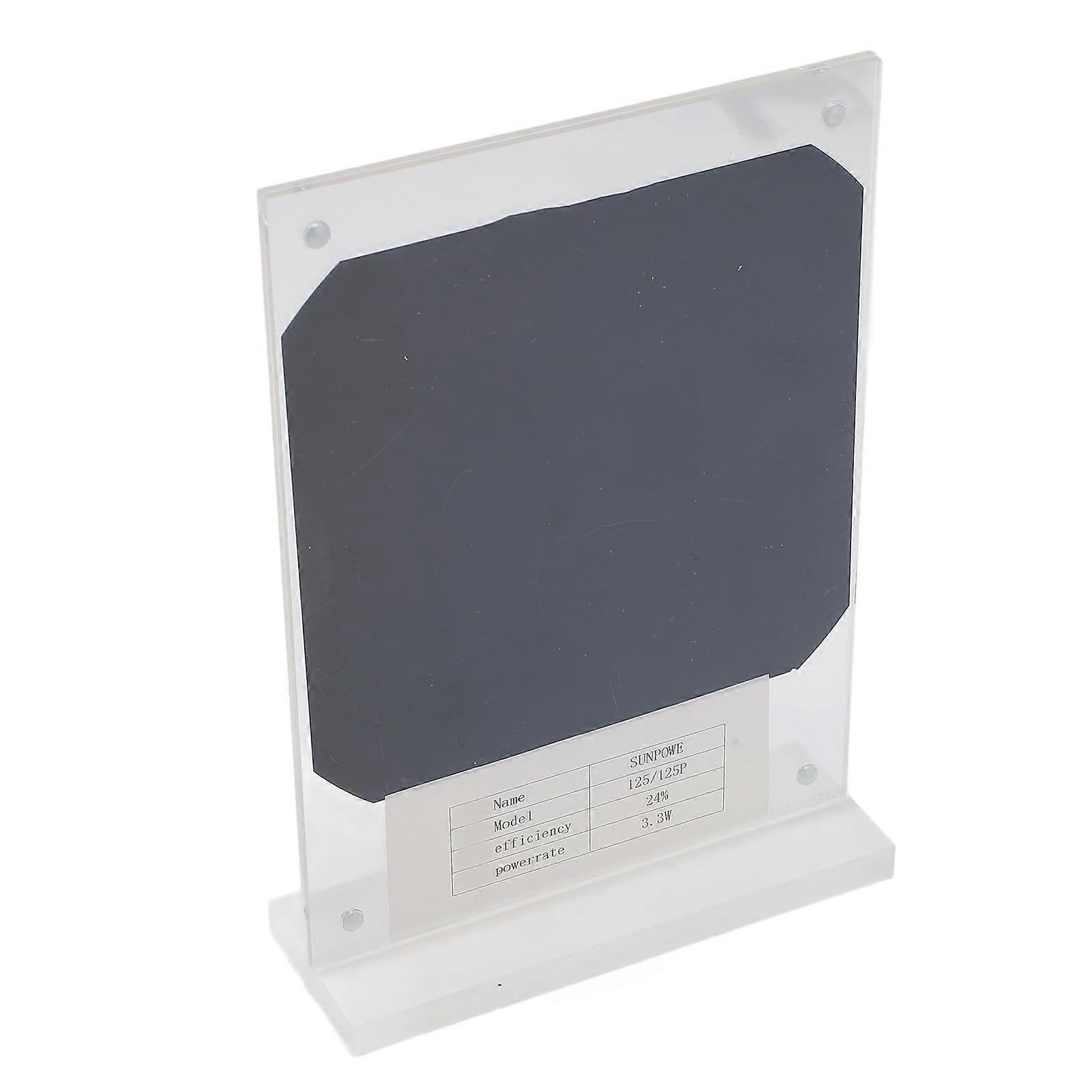 Mini Solar Panel 3.3W Monocrystalline with Durable Acrylic Surface for School and Science Projects