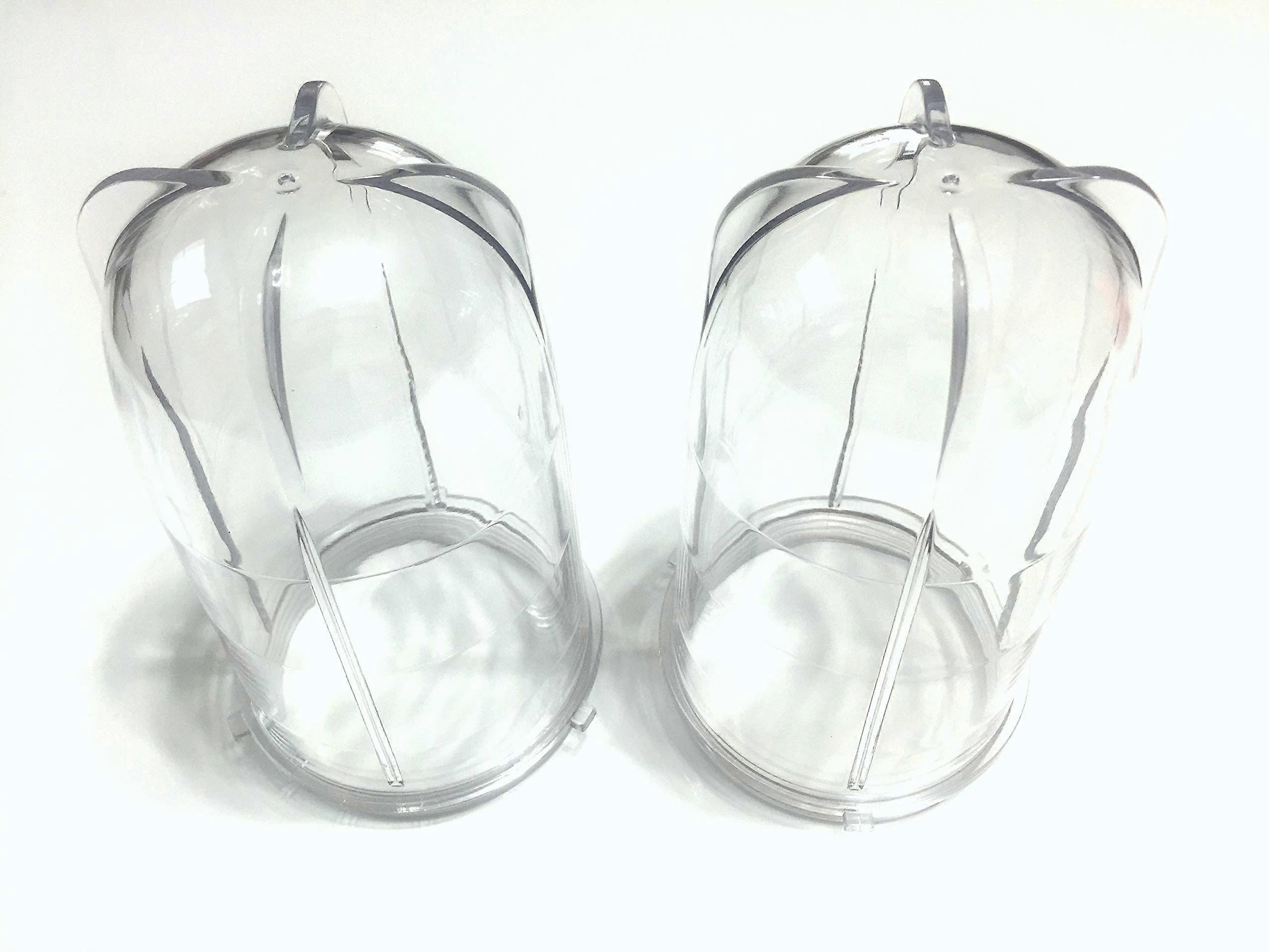 Replacement Cups 16oz Pack of 2 Quick Blender for Magic Bullet Blender Juicer