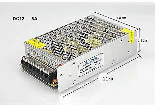12V Power Supply for LED Strip Lights, Stable Output, Multiple Current Options, Universal AC Input
