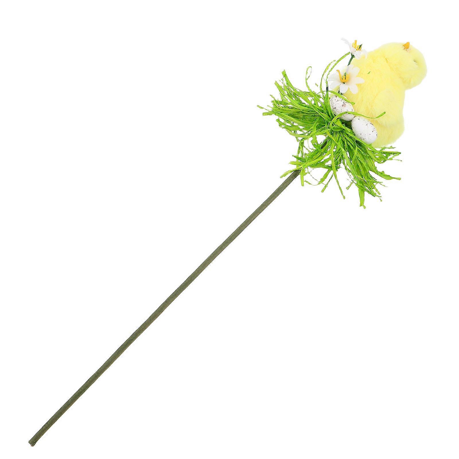 Artificial Easter Chick Branch Pick for Home Decor Decoration