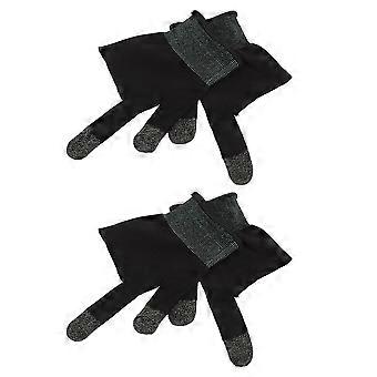 Luvas para jogos leves e resistentes ao suor com proteção para os dedos (1 par)