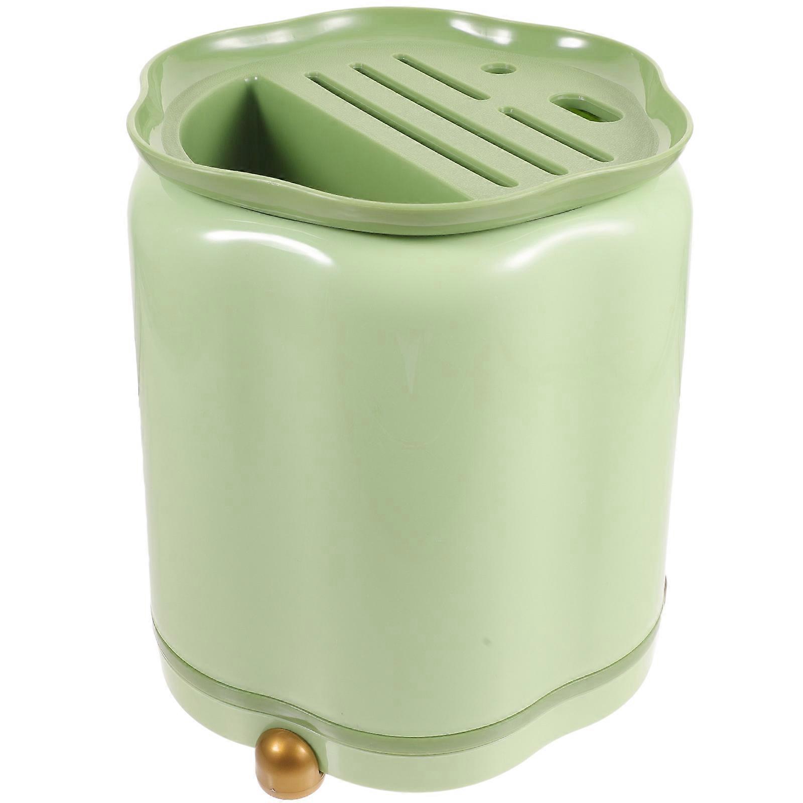 Kitchen Cutter Holder Rotatable Organizer for Storage 2Pcs Utensil Holder