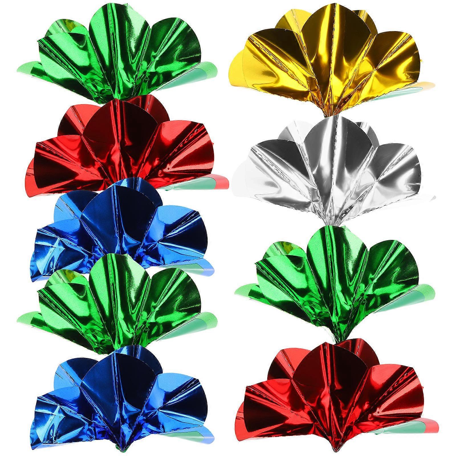 Tricks 9Pcs Empty Hand Flowers Props for Party Decor