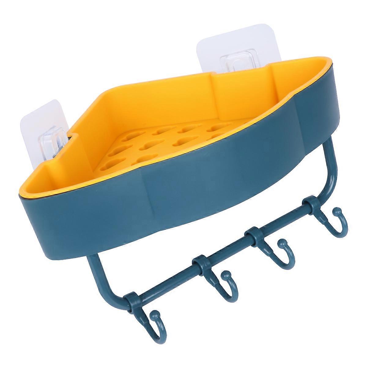 Bathroom Storage Rack Triangle Corner Rack for Storage Use 1Pcs Green