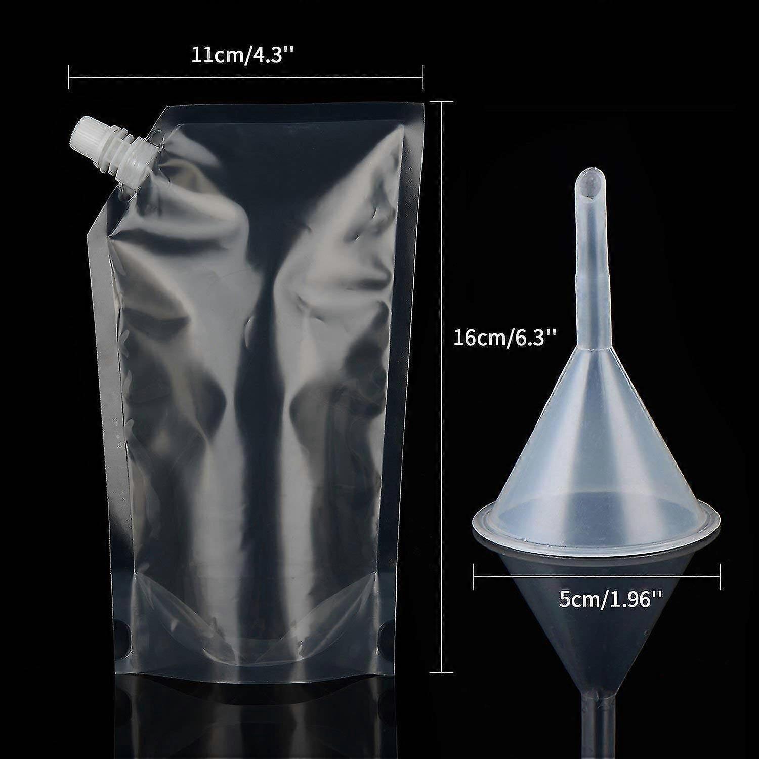 13 Pcs Reusable Concealable Plastic Liquor Flasks for Drinks