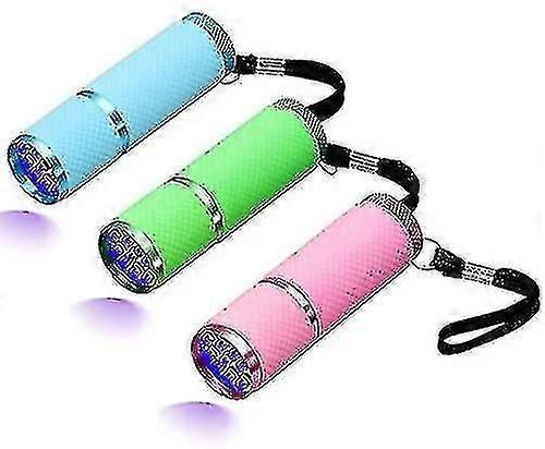3pcs Led Flashlight, Small Glow Flashlights With 9 Led Lights-yyc