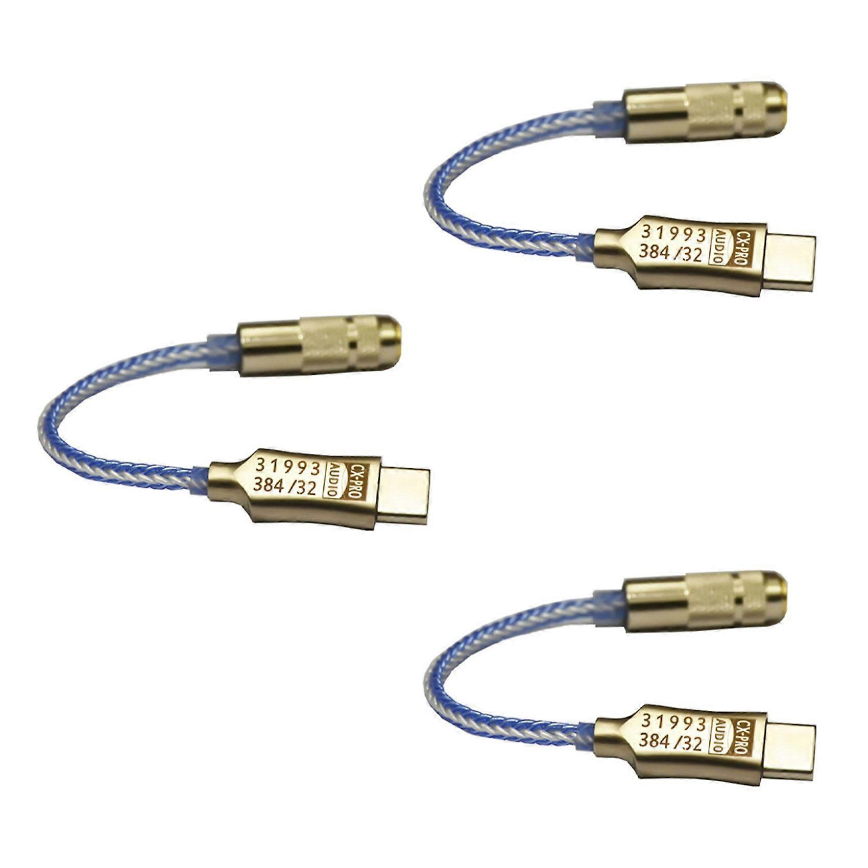 3X Type-C to 3.5mm HiFi Digital Headphone Amplifier CX31993 Chip Decoding DAC Audio Decoding Cable for Android Win10