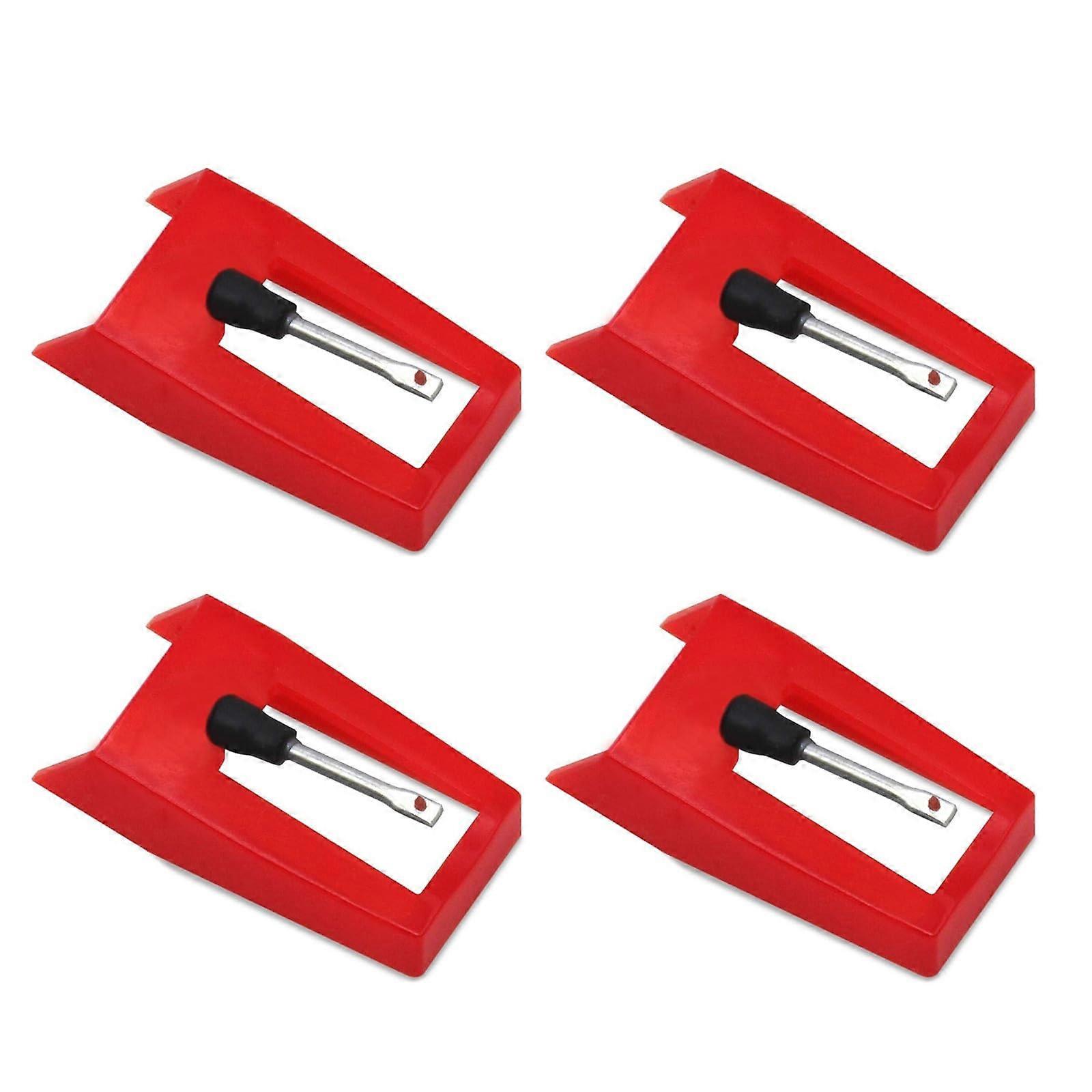 Record Player Needle Replacement Set 4 Pack for Suitcase Turntable LP Vinyl Players