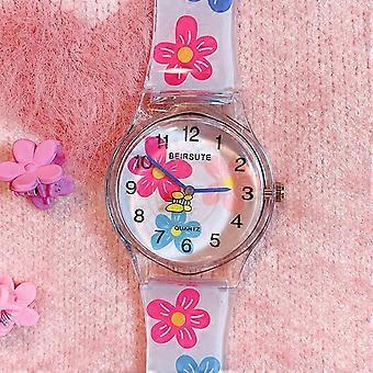 Kvinder Sommer Transparente Blomsterure Farverige Afslappet Digitalur W0 C9C5