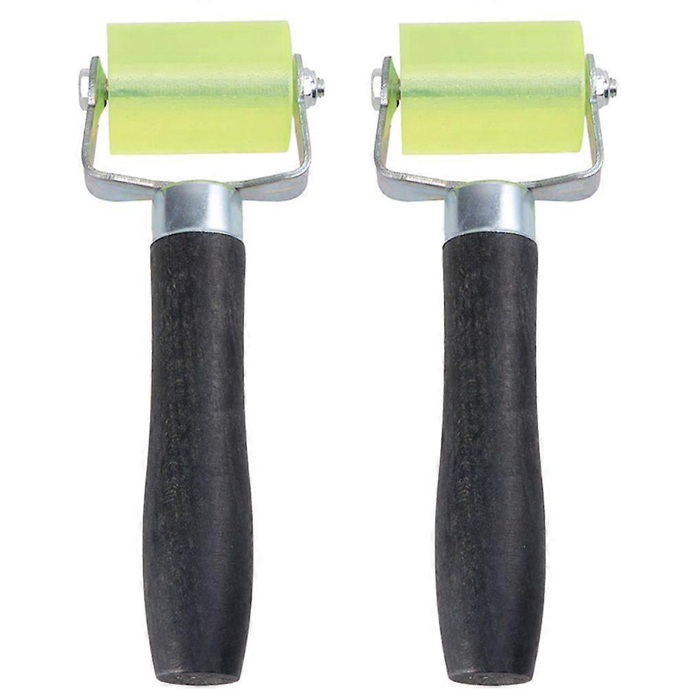 2pcs Wallpaper Rollers Wallpaper Application Rollers Reusable Wallpaper Smoothing Seam Rollers