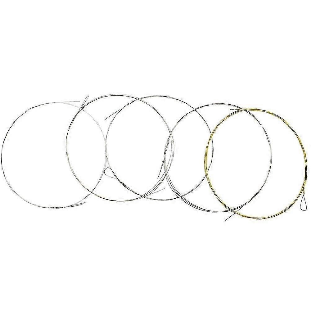 Assorted Color Alloy Banjo Strings for Replacement Strong and Durable 5String