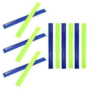 Reflective Hand Bands for Sport 12Pcs Flexible Slap Wrist Bracelets for Events