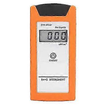 UV-Indexmesser für Reptilien, 01999 W/cm UV-Stärkeprüfgerät 3,5-Bit-LCD-UVA-Solarlampe, kompatibel mit Crawler-Lampe UVA Daily Detection