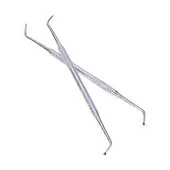 Limpiador de cutículas de acero inoxidable para uñas de los pies (2 unidades)
