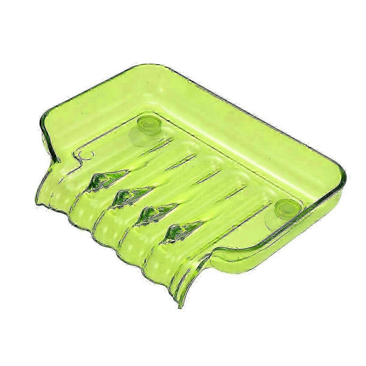 Dish Suction for Bathroom with Two Suckers Storage Tray