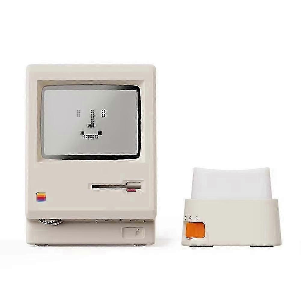 compatible with Maclock Retro Clock Creativity Alarm Clock Student Specific Wake Up Artifact Desktop Decor PC Ke