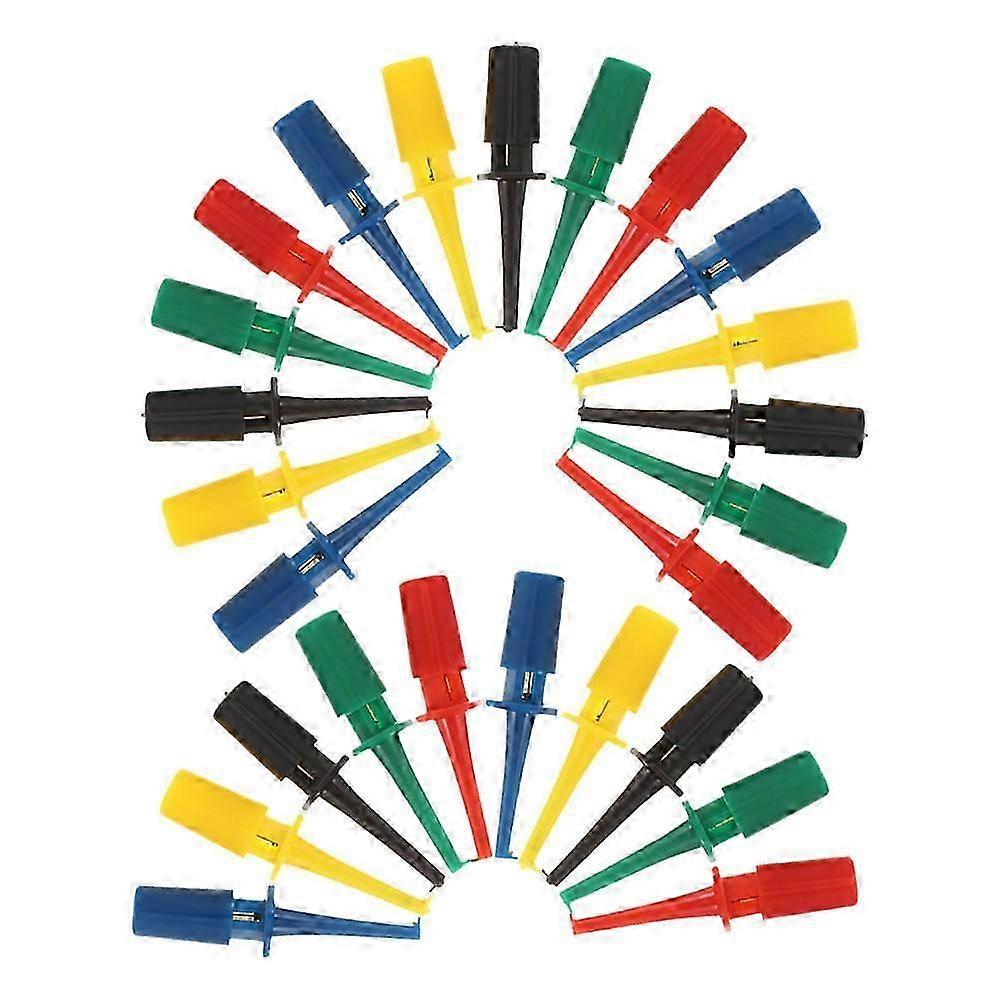 Test Hook Clips 30Pcs for Electrical Testing and Electronic Repairs