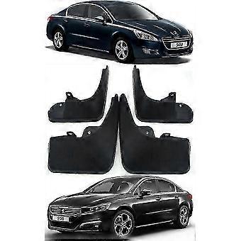 Nieuwe Set Spatschermen Spatlappen Voor 2010-2017 Peugeot 508 Berline Saloon